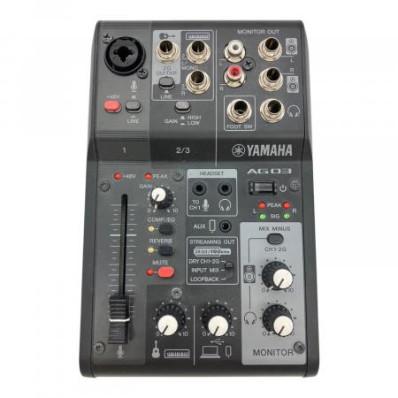 YAMAHA (ヤマハ) ライブストリーミングミキサー AG03｜トレファクONLINE