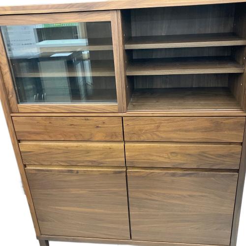 高野木工 (タカノモッコウ) 食器棚 75 ブラウン カノ