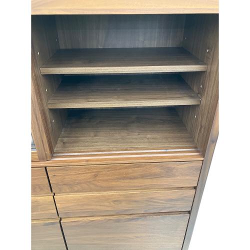 高野木工 (タカノモッコウ) 食器棚 75 ブラウン カノ