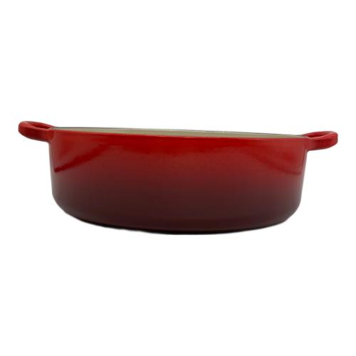 LE CREUSET (ルクルーゼ) 両手鍋 SIZE 27cm レッド ココット・オーバル