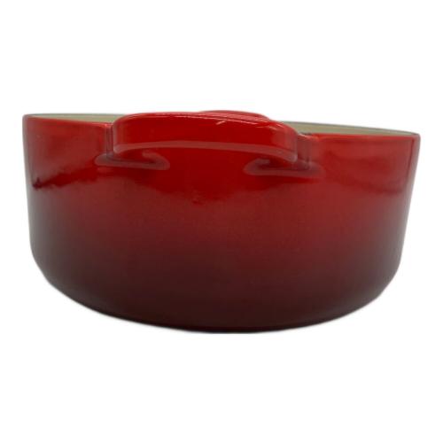 LE CREUSET (ルクルーゼ) 両手鍋 SIZE 27cm レッド ココット・オーバル