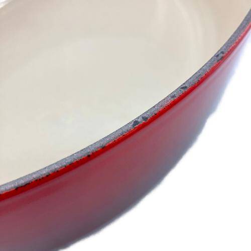 LE CREUSET (ルクルーゼ) 両手鍋 SIZE 27cm レッド ココット・オーバル