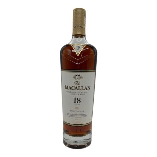 マッカラン (MACALLAN) シェリーオークカスク スコッチウィスキー 18年 700ml