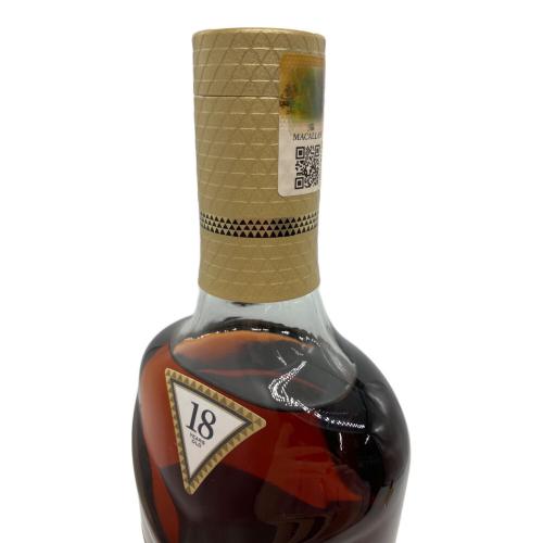 マッカラン (MACALLAN) シェリーオークカスク スコッチウィスキー 18年 700ml