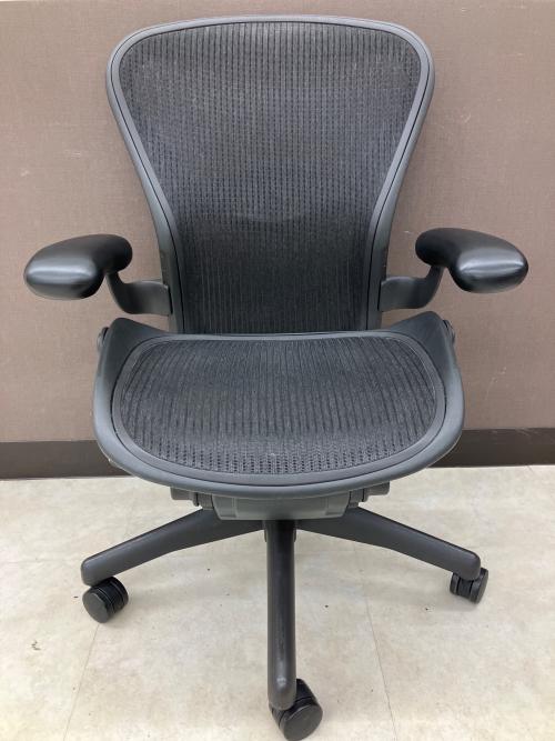 Herman Miller (ハーマンミラー) アーロンチェア AE111PWB ブラック クラシック/ランバーサポート/グラファイトベース