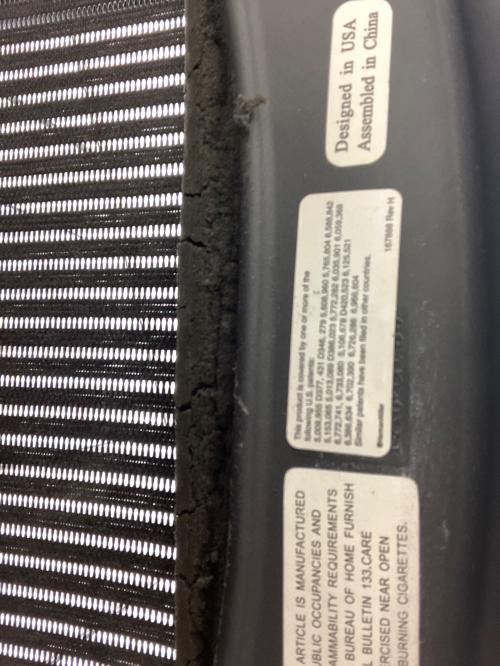 Herman Miller (ハーマンミラー) アーロンチェア AE111PWB ブラック クラシック/ランバーサポート/グラファイトベース