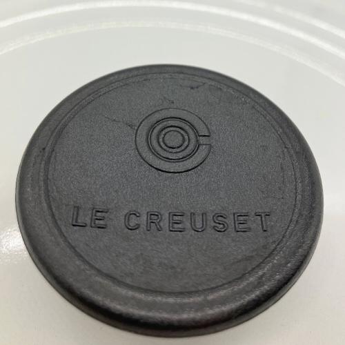 LE CREUSET (ルクルーゼ) 両手鍋 22インチ ホワイト ココット・ロンド