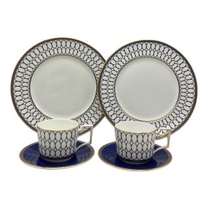 Wedgwood (ウェッジウッド) プレート&カップ&ソーサーセット ルネッサンスゴールド
