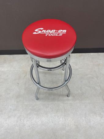 SNAP-ON (スナップオン) ハイスツール 座面穴・サビ有 @ レッド