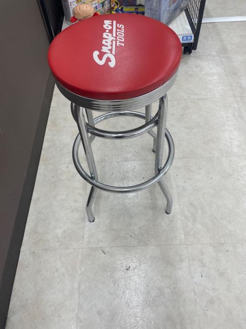 SNAP-ON (スナップオン) ハイスツール 座面穴・サビ有 @ レッド