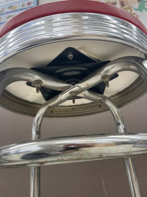 SNAP-ON (スナップオン) ハイスツール 座面穴・サビ有 @ レッド