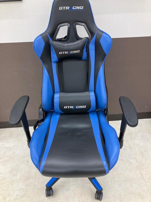 GTRACING (ジーティーレーシング) ゲーミングチェア ブラック×ブルー