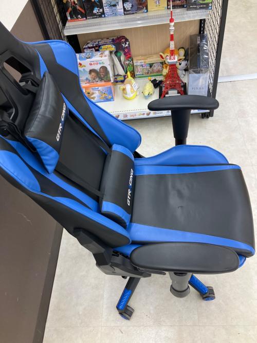 GTRACING (ジーティーレーシング) ゲーミングチェア ブラック×ブルー