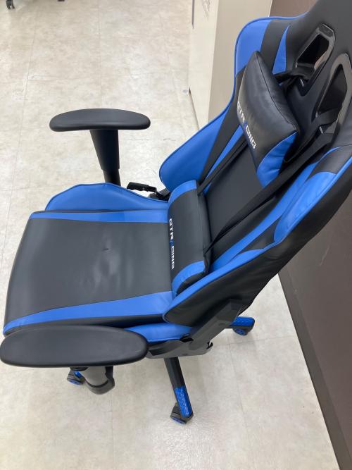 GTRACING (ジーティーレーシング) ゲーミングチェア ブラック×ブルー