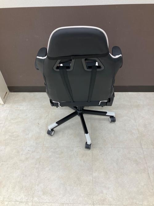 GTRACING (ジーティーレーシング) ゲーミングチェア GGSP19 ホワイト×ブラック