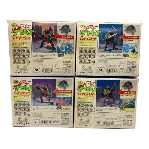 TAKARA (タカラ) アクションフィギュア 4体セット レティーンエイジミュータント・ニンジャ・タートルズ
