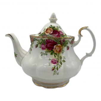 ROYAL ALBERT (ロイヤルアルバート) ティーポット 底スレ有・スレ有 オールドカントリーローズ