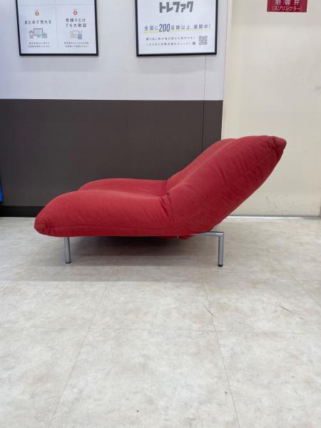 ligne roset (リーンロゼ) 1人掛けソファー オットマン付き @ レッド