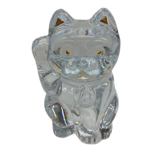 Baccarat (バカラ) まねき猫 クリスタルガラス製 2607786