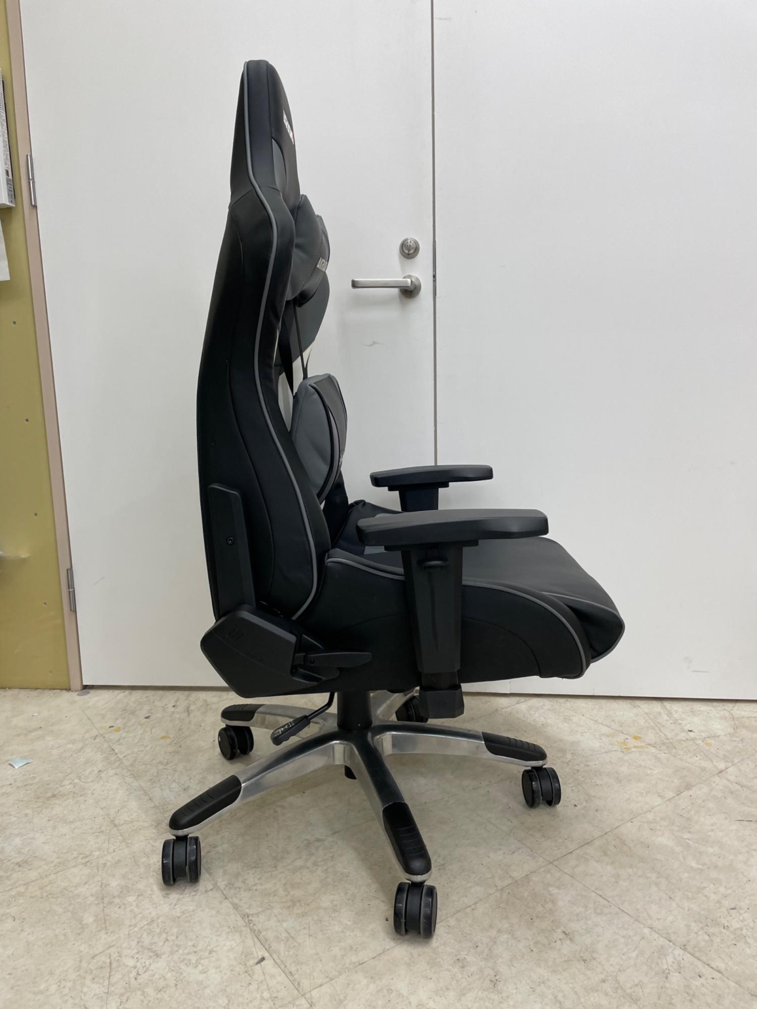 ｼﾞﾓﾃｨｰ来店特価!!!AKレーシング ゲーミングチェア ブラック×グレー　　　J172 ｼﾞﾓﾃｨｰ来店特価!!!AKレーシング ゲーミングチェア ブラック×グレー