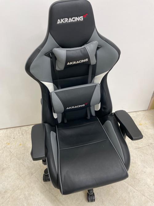 AK Racing (エーケーレーシング) ゲーミングチェア グレー×ブラック PRO Xシリーズ