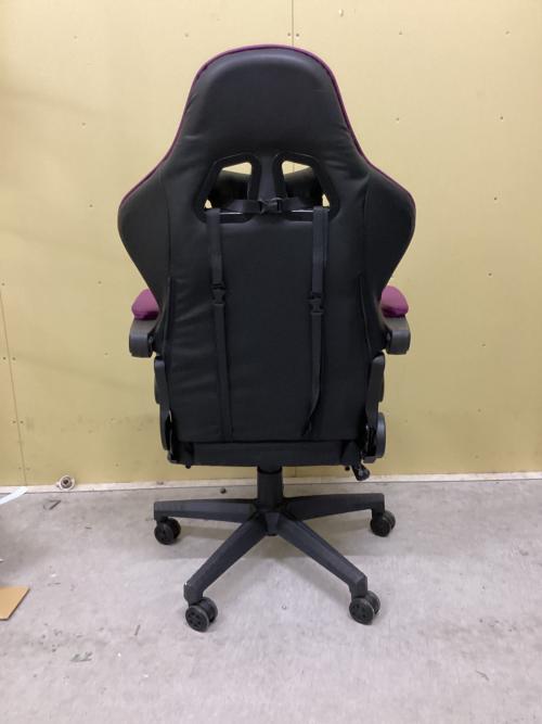 NIONIK ゲーミングチェア ブラック×パープル