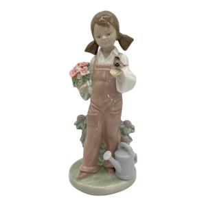 LLADRO (リヤドロ) フィギュリン 小鳥と話す少女 5217 本体のみ