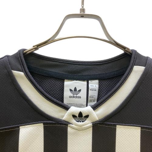 adidas (アディダス) アディレニウムシーズン2チーム93 長袖カットソー JM4943 メンズ SIZE S グレー×ホワイト