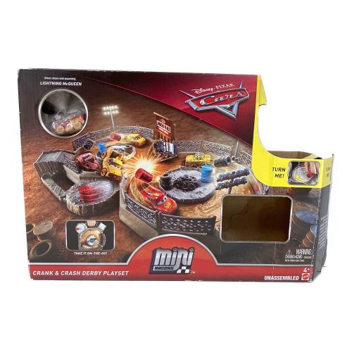 Mattel (マテル) カーズ ミニレーサーズ クランク＆クラッシュダービープレイセット 男の子おもちゃ