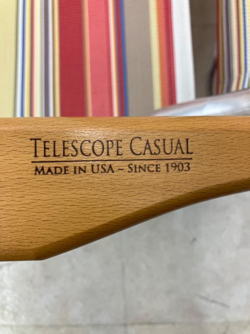 PACIFIC FURNITURE SERVICE (パシフィックファニチャーサービス) ビーチチェア 135 @ シルバー×マルチカラー AMERICAN CLASSIC BEACH CHAIR