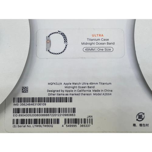 Apple (アップル) GPS+Cellularモデル Apple Watch ULTRA MQFK3J/A