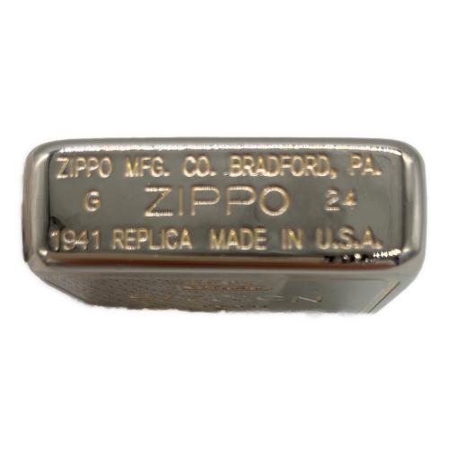 ZIPPO (ジッポ) オイルライター 2024年製 MADE IN USA 1941復刻 レプリカ シリアルナンバーNo.0275
