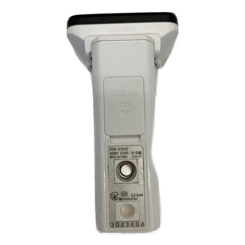 SONY (ソニー) 4Kアクションカメラ FDR-X3000 857万画素(総画素)