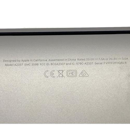Apple (アップル) MacBook Air A2337 2020年モデル 最大容量92％/充放電回数183回 13.3インチ
