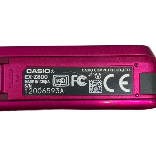 CASIO (カシオ) コンパクトデジタルカメラ EX-Z800 ピンク