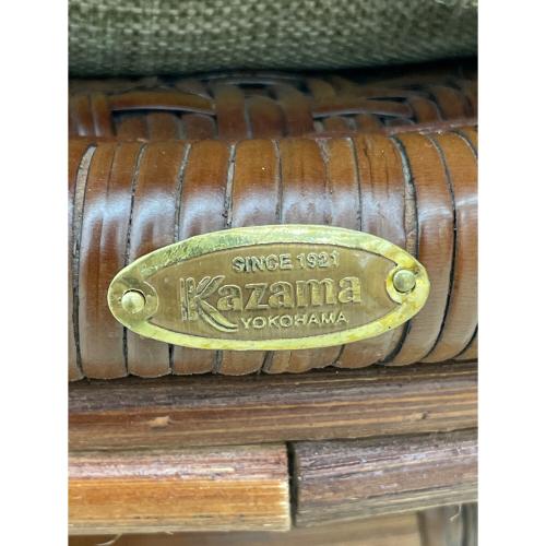 KAZAMA (カザマ) 回転イス ブラウン