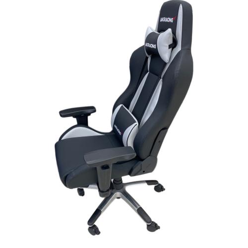 AK Racing (エーケーレーシング) ゲーミングチェア ブラック×シルバー Premium