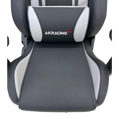 AK Racing (エーケーレーシング) ゲーミングチェア ブラック×シルバー Premium
