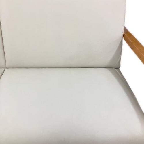 ◯カリモク karimoku アイボリー レザー 2人掛けソファ karimoku (カリモク) 2人掛けソファー WA4303Q531 アイボリー