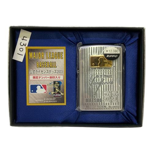ZIPPO (ジッポ) オイルライター 2003年製 ニューヨークヤンキース 松井秀喜