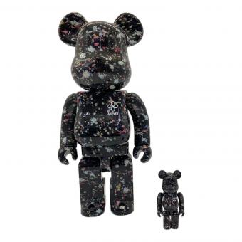 BE@RBRICK (ベアブリック) ANEVER BLACK 100%&400% フィギュア