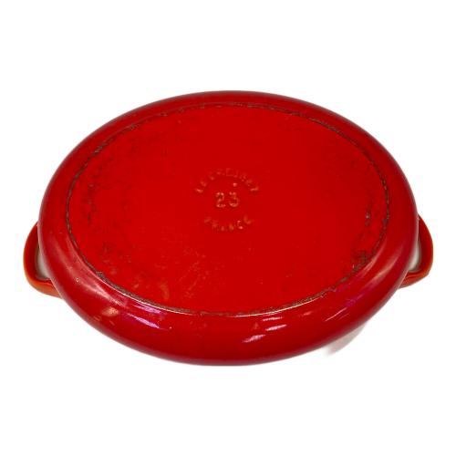 LE CREUSET (ルクルーゼ) 鍋 25cm ① オレンジ ココット・オーバル