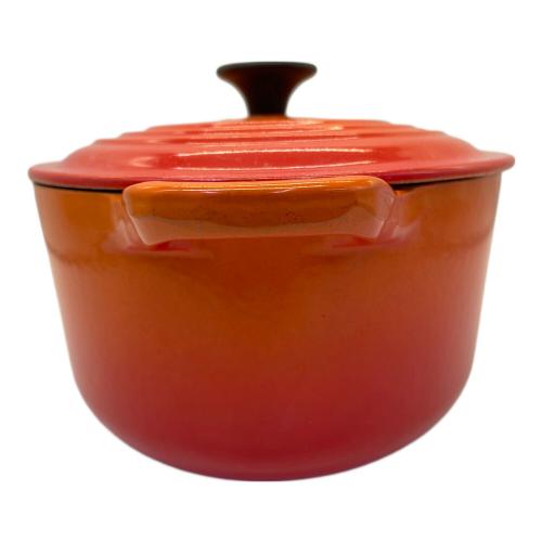 LE CREUSET (ルクルーゼ) 鍋 25cm ① オレンジ ココット・オーバル