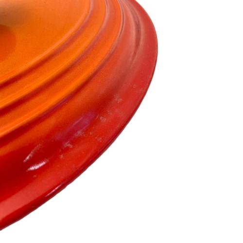 LE CREUSET (ルクルーゼ) 鍋 25cm ① オレンジ ココット・オーバル