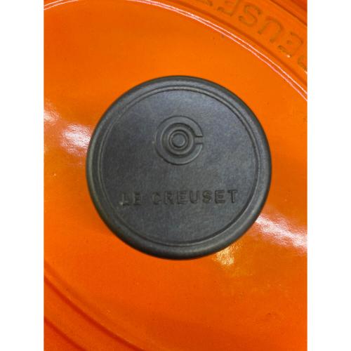 LE CREUSET (ルクルーゼ) 鍋 25cm ① オレンジ ココット・オーバル