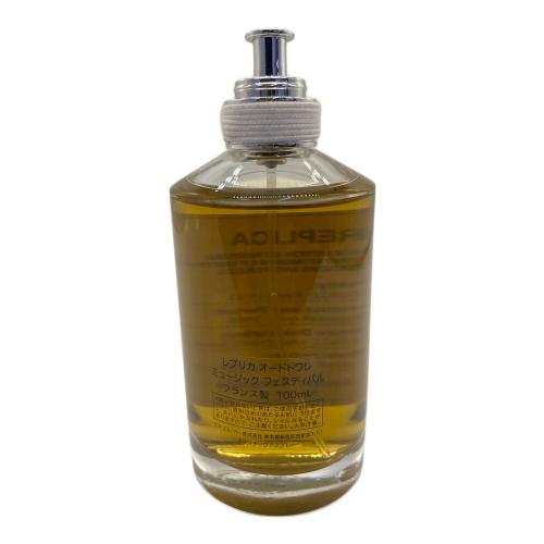 Maison Margiela (メゾンマルジェラ) オードトワレ 箱成分表記有り 100ml 残量80%-99% レプリカ ミュージック フェスティバル