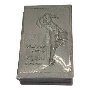 ZIPPO (ジッポ) オイルライター 2001年1月製造 LIMITED EDITION シリアルNo.1458  Windy（ウィンディ） ※時計動作保証無程度ｂ