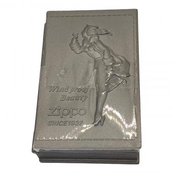 ZIPPO (ジッポ) オイルライター 2001年1月製造 LIMITED EDITION シリアルNo.1458  Windy（ウィンディ） ※時計動作保証無程度ｂ
