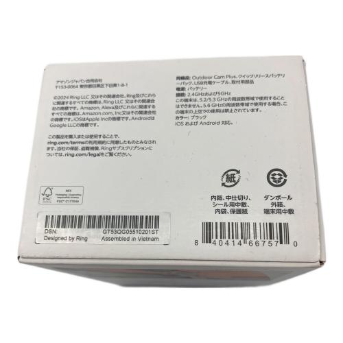 amazon (アマゾン) 屋外防犯カメラ B0D4SSLTZT ring Outdoor Cam Plus