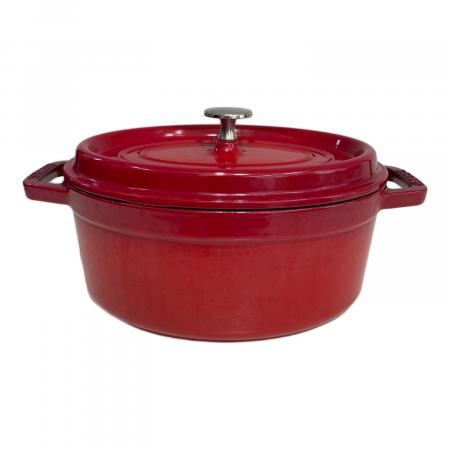 STAUB La Cocotte オーバル 両手鍋 レッド Staub (ストウブ) 両手鍋 23cm レッド ピコ・ココット オーバル